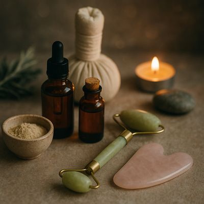 Massage producten, voor een heerlijke lichaams massage, met mooie natuurlijke producten