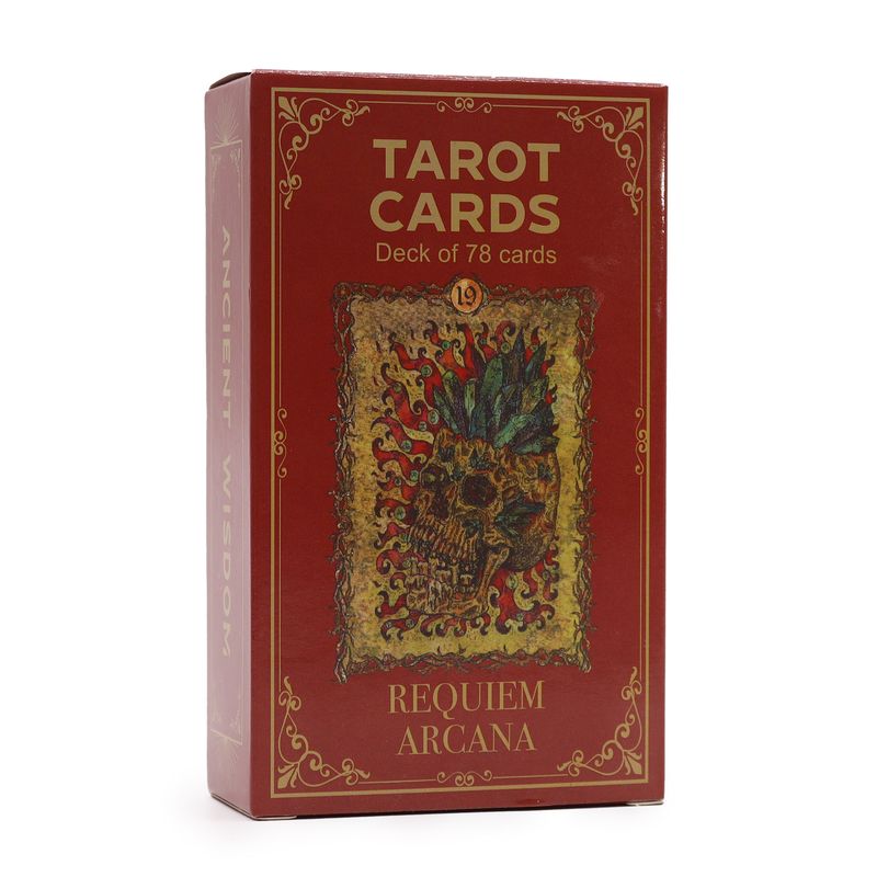 Tarot kaarten set met boekje en uitleg, Requiem arcana