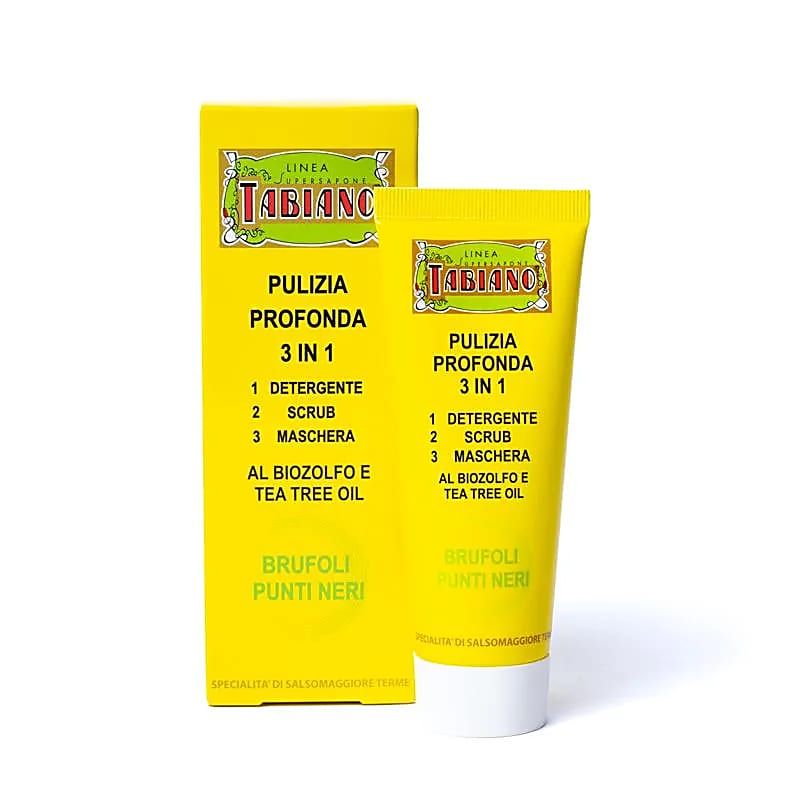Tabiano 3 in 1 sulfur gezichtsreiniger, voor de probleemhuid