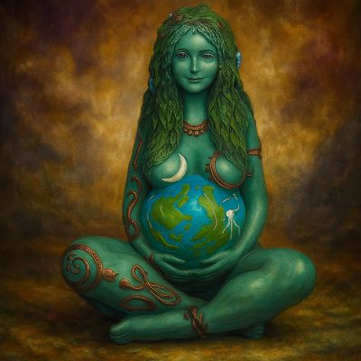 GAIA, moeder van de Aarde, mooi beeldje