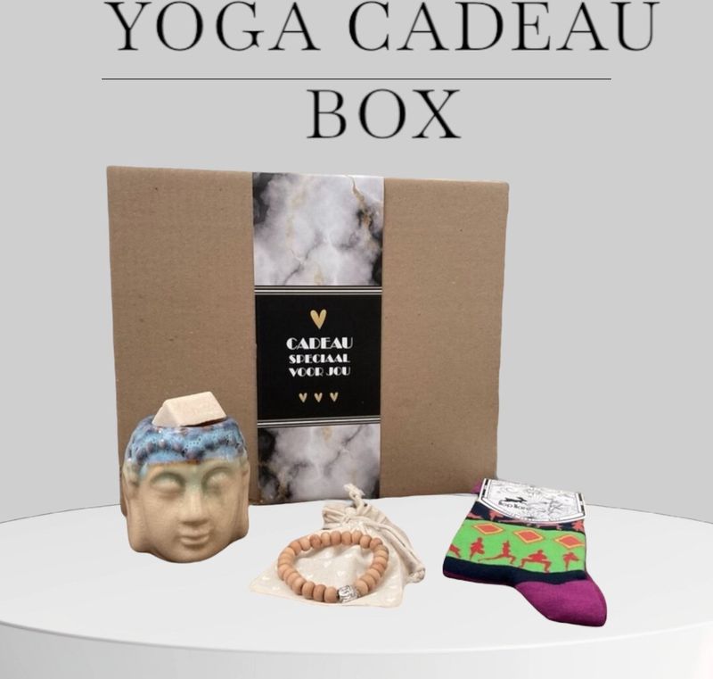 Cadeau boxYoga, geschenkset Yoga, voor de yoga beoefenaar