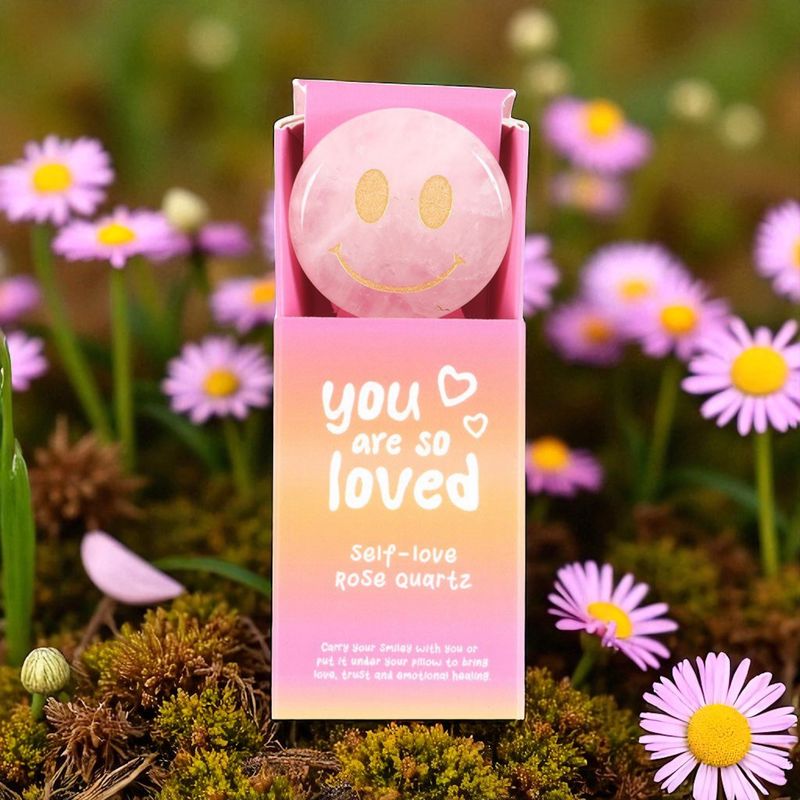 You are so Loved,  rozenkwarts gezichtje