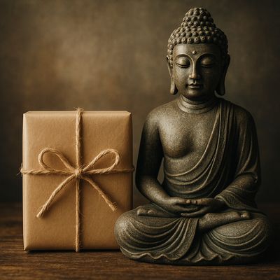 Laat zien dat je van iemand houd, door een mooi en puur cadeau te geven, een boeddha, een boek of een mooi kristal..