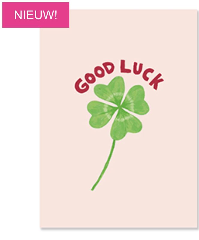 Kaart Good Luck Kaart Good Luck