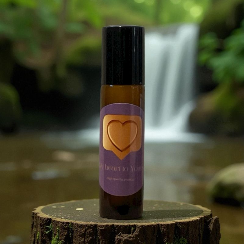 Onze heerlijke Parfumolie Mary&#39;s Rose in een handige roller