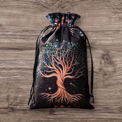 Zachte stoffen zak voor je Tarotkaarten