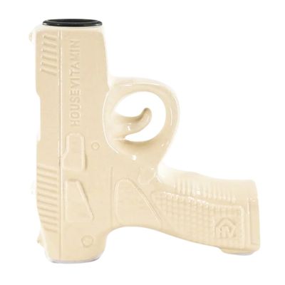 Keramische kandelaar in vorm pistool Keramische kandelaar in vorm pistool