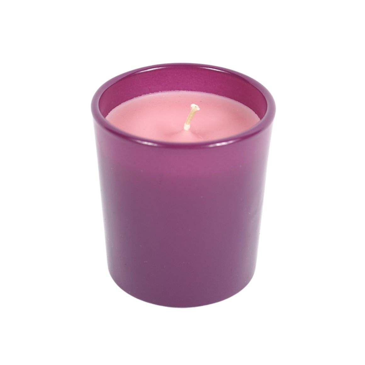 Heerlijke geurkaars, met de geur van vanille en bloemetjes Heerlijke geurkaars, met de geur van vanille en bloemetjes