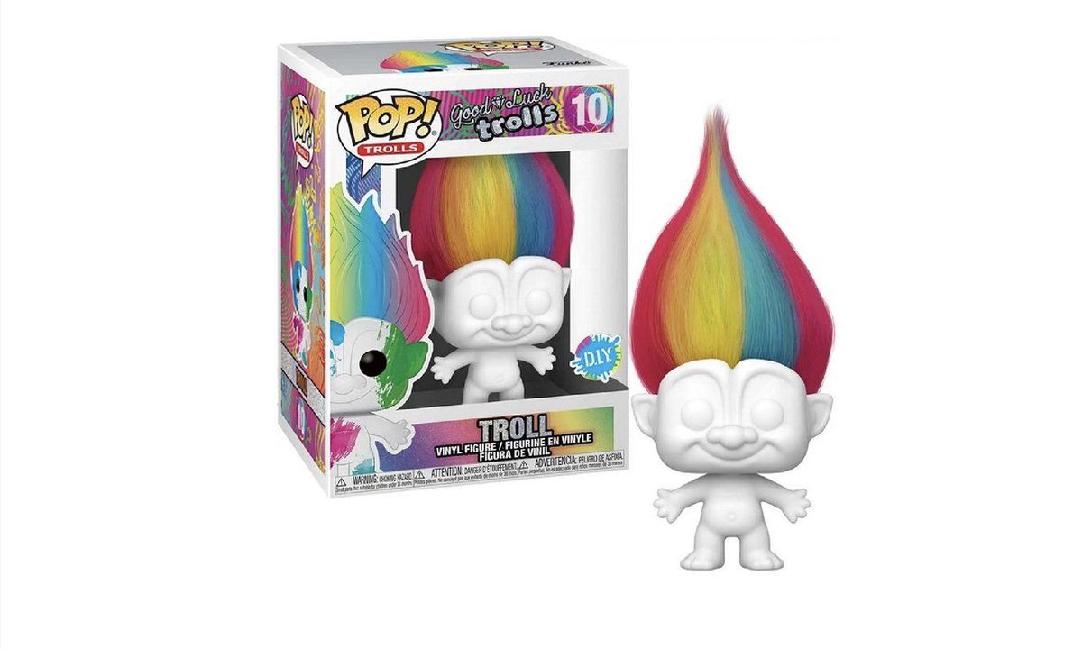 Collectable item, TROLL van FUNKO, maak je eigen kunstwerk