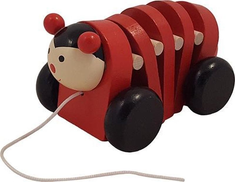 Houten trekbeest Lieveheerbeest