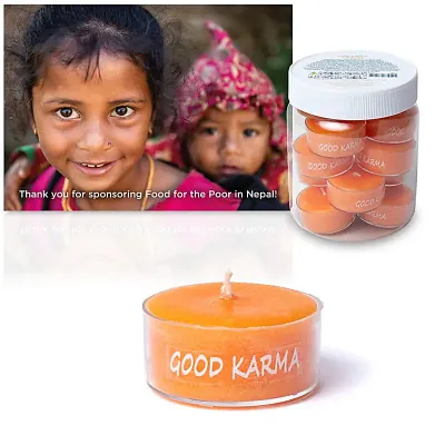 Good Karma kaarsen voor Food for the Poor