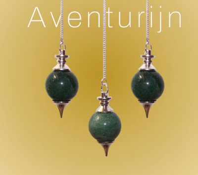 Ketting met mooie Pendelbol van Aventurijn