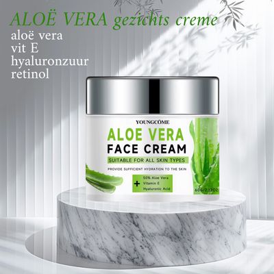 Potje Aloë Vera créme voor het gezicht Een potje met zeer zachte Aloë Vera creme, geschikt voor alle huidtypes. bij My heart to yours
