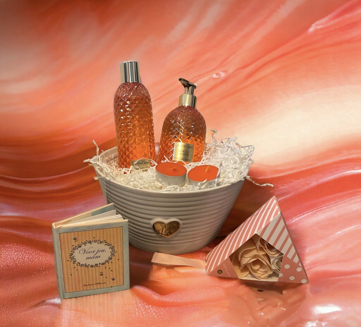 VOOR JOU! Prachtige geschenkset huidverzorging Gouden Hart, bij myhearttoyours.nl