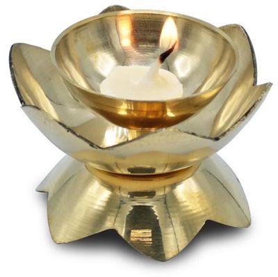 Sfeerlicht Oosterse kaarsbrander voor ghee kaarsjes of waxinelichtje bij myhearttoyours.nl