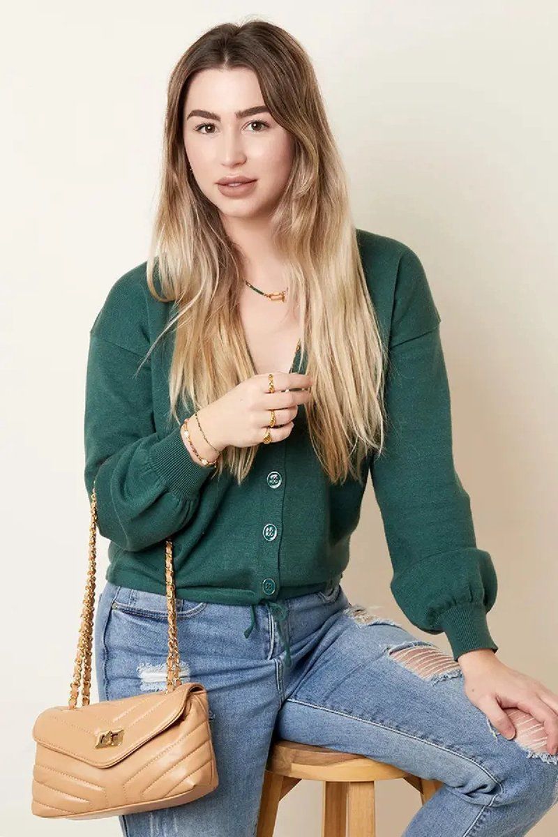 Trendy crossbody tas, beige/camel bij myhearttoyours.nl