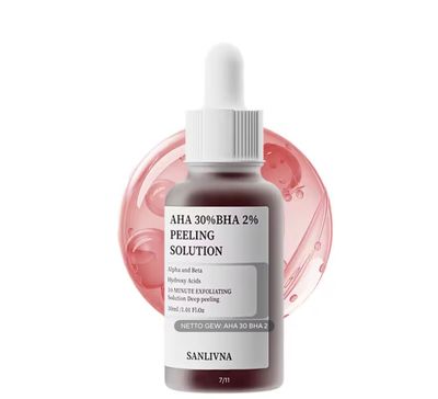 PEELING Serum (voor thuisgebruik) 30% AHA en 2% BHA, bij myhearttoyours.nl