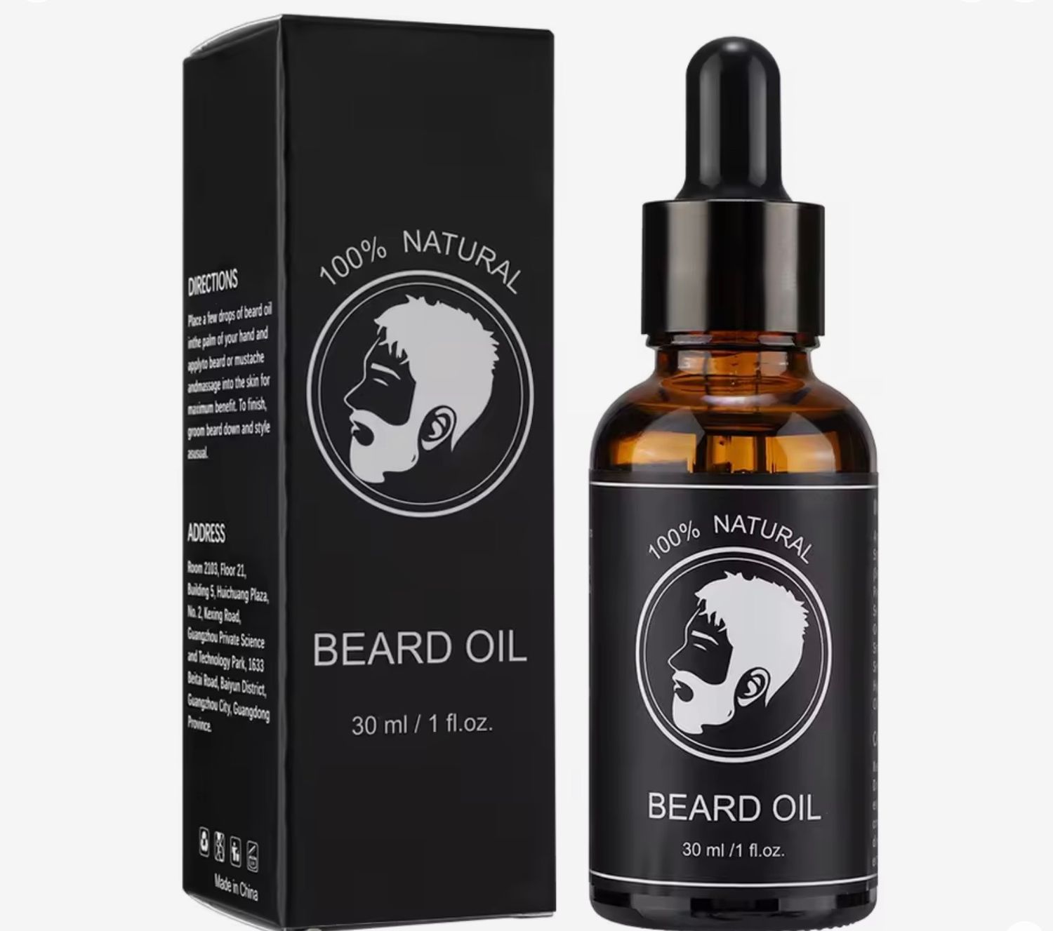Baardolie voor een mooie en gezonde baard  30 ml bij myhearttoyours.nl