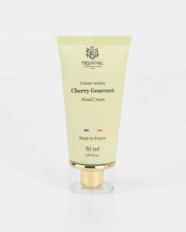 Geurige parfum handcreme Cherry Gourmet met luxe parfum. 50 ml bij myhearttoyours.nl