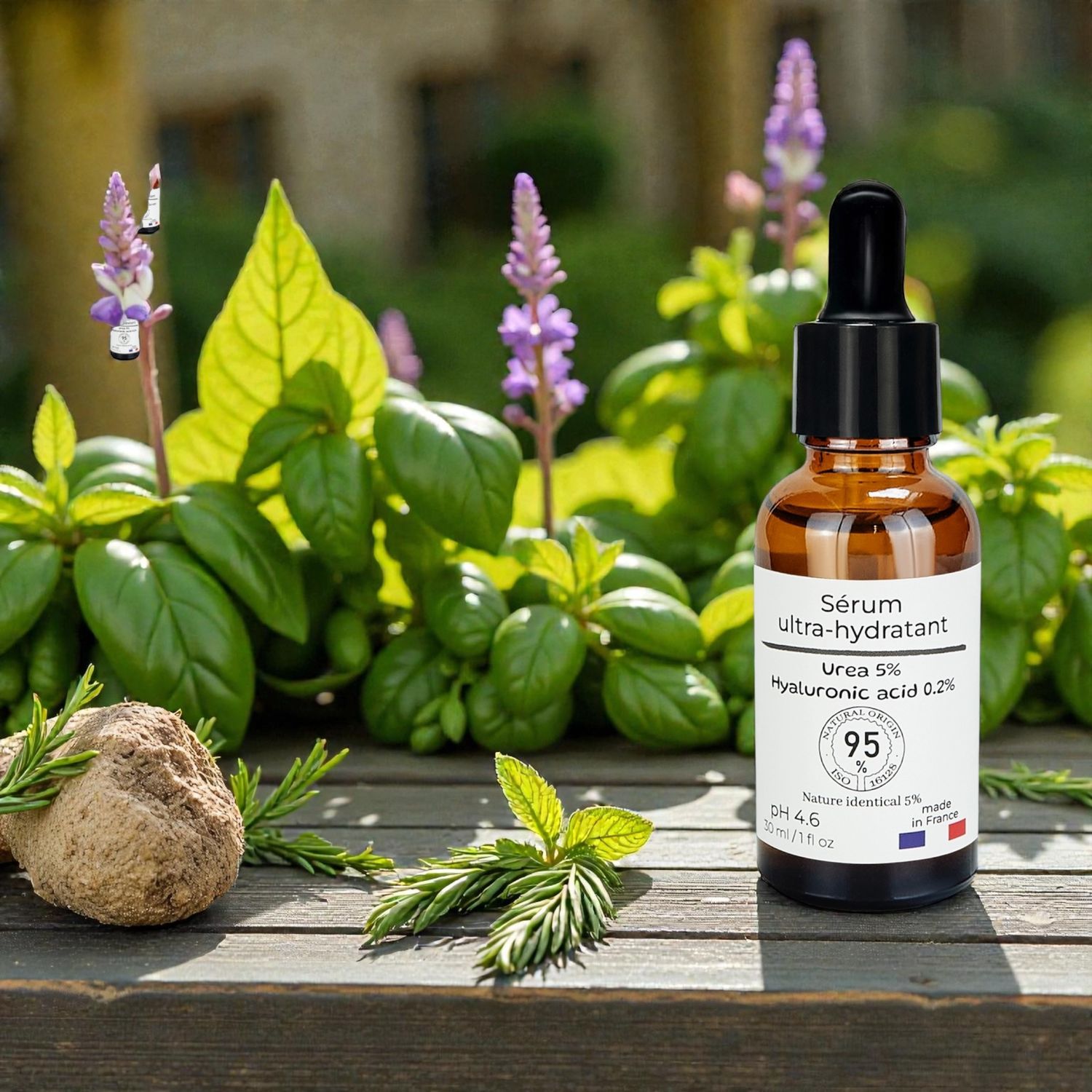 Anti-Aging hydratatieserum met 5% ureum en Hyaluronzuur. 30 ml bij myhearttoyours.nl