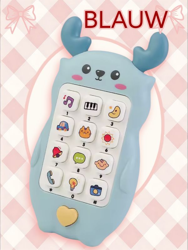 Speelgoed Mobiele Telefoon voor kleuters bij myhearttoyours.nl