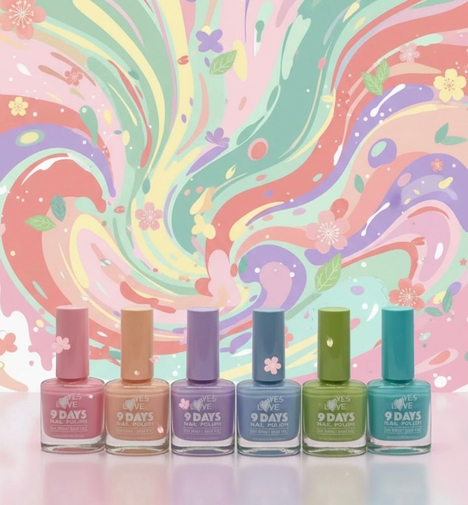 Nagellak, in diverse prachtige kleuren, 9 dagen houdbaar, bij myhearttoyours.nl