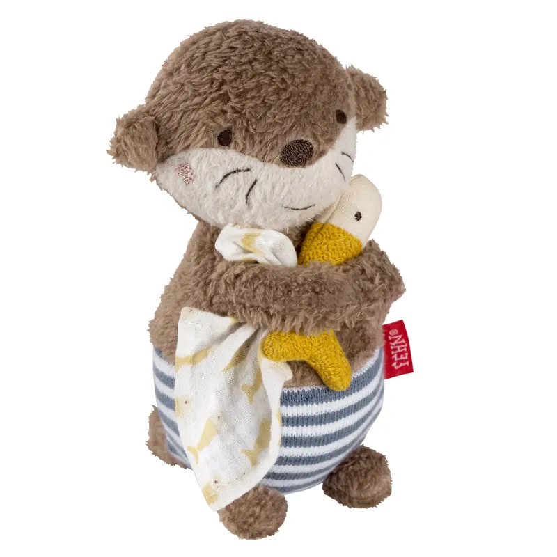 Bad knuffel OTTER, deze voelt zich thuis in het water! bij myhearttoyours.nl