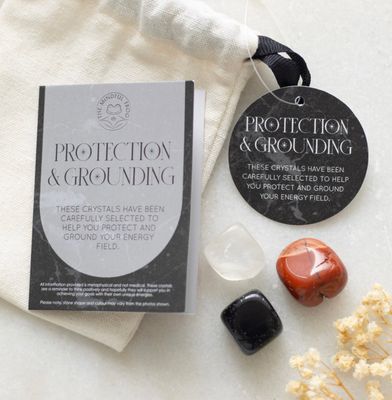 Edelsteen set Protectie en Gronden, beschermende edelstenen voor jou bij myhearttoyours.nl
