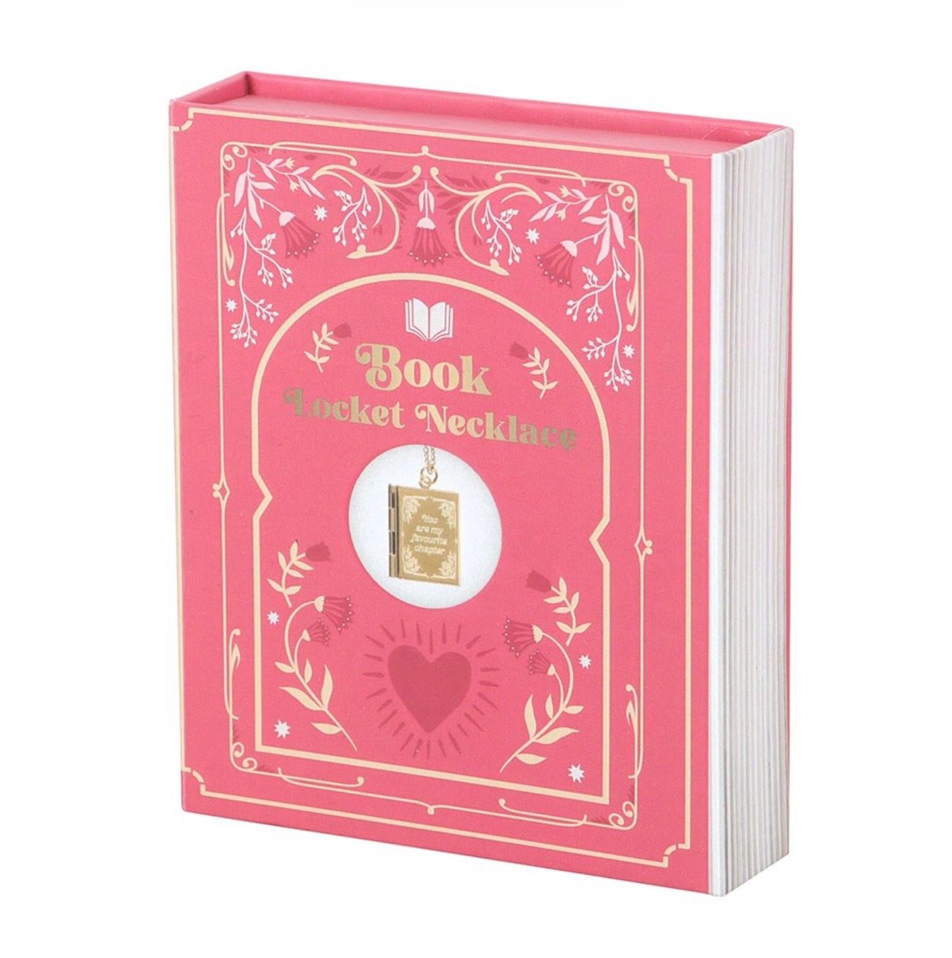 Medaillon in de vorm van een lief boekje bij myhearttoyours.nl