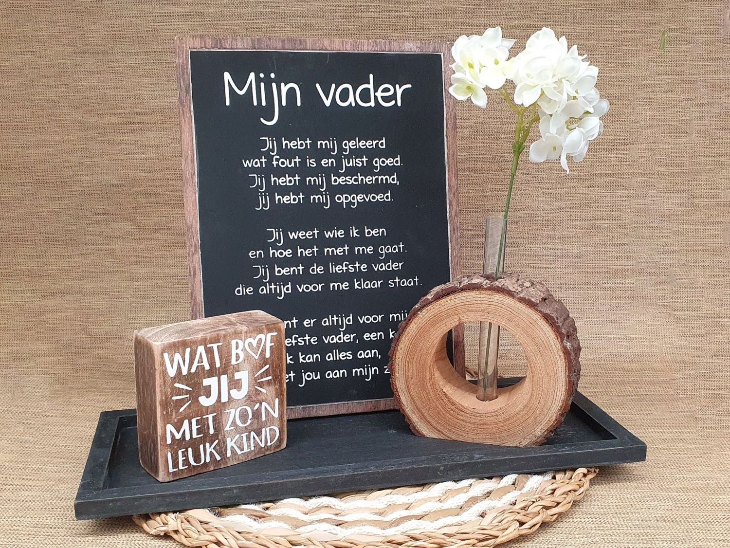 Voor de liefste en stoerste papa, cadeau box bij myhearttoyours.nl