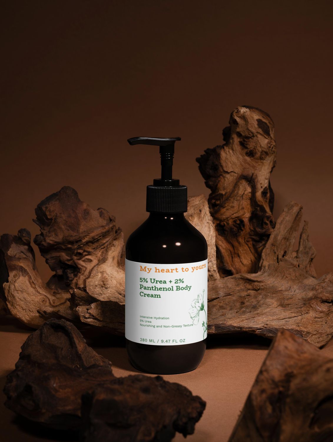 Body Cream, 5% Urea + Panthenol, puur natuurlijk voor de zere droge huid, bij myhearttoyours.nl