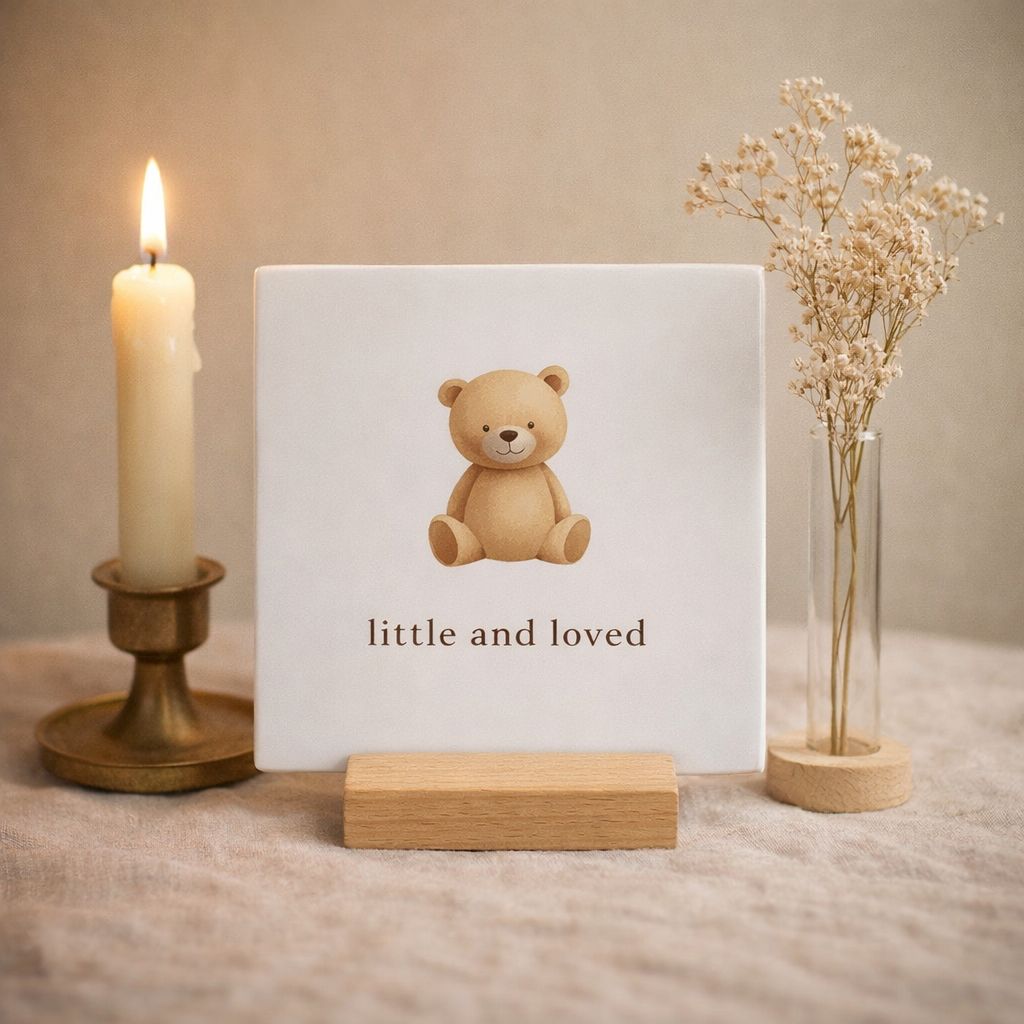 Tegeltje van Keramiek, Little and Loved bij myhearttoyours.nl