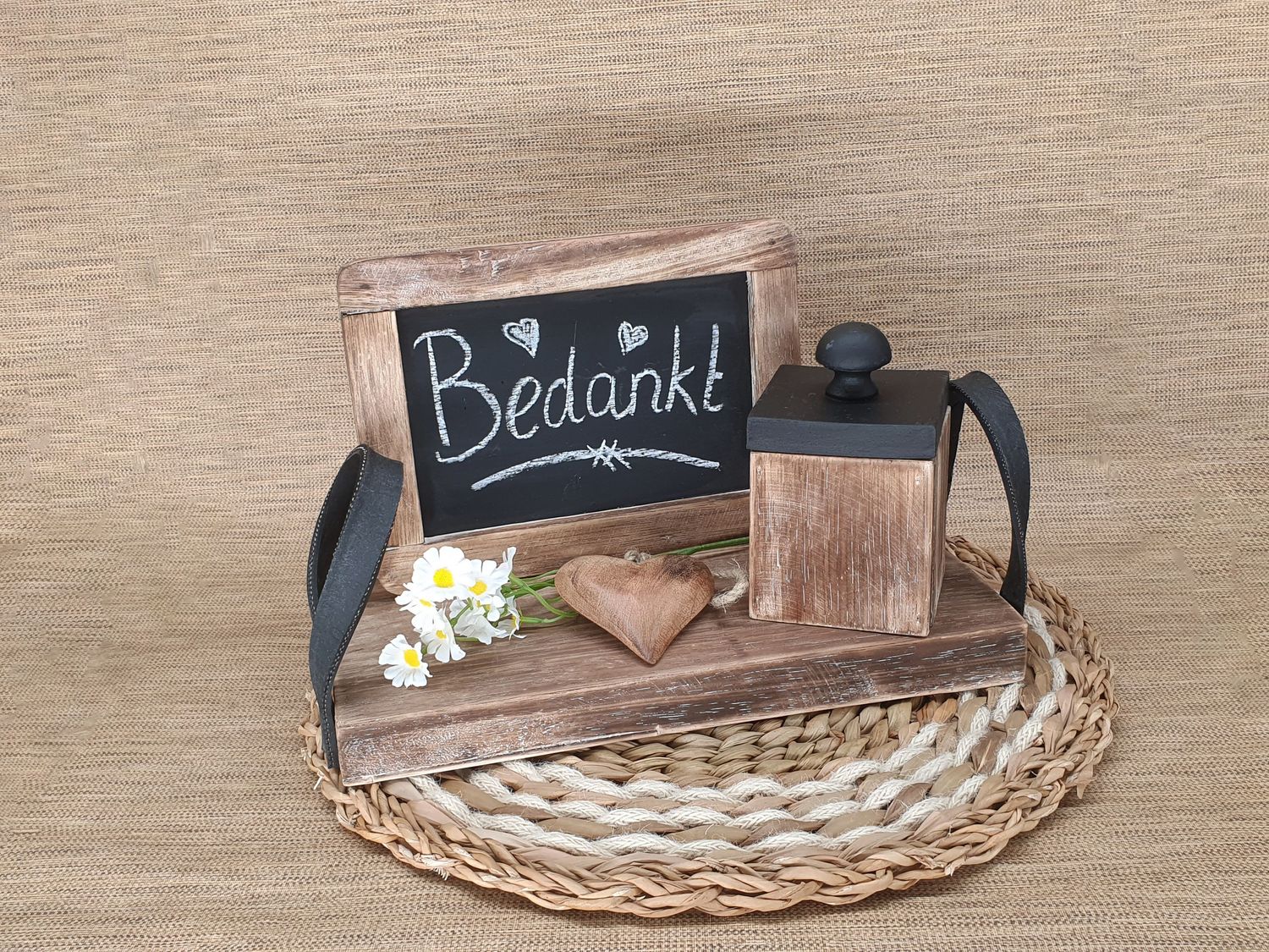 Cadeau box, BEDANKT van mooie houten producten. bij myhearttoyours.nl