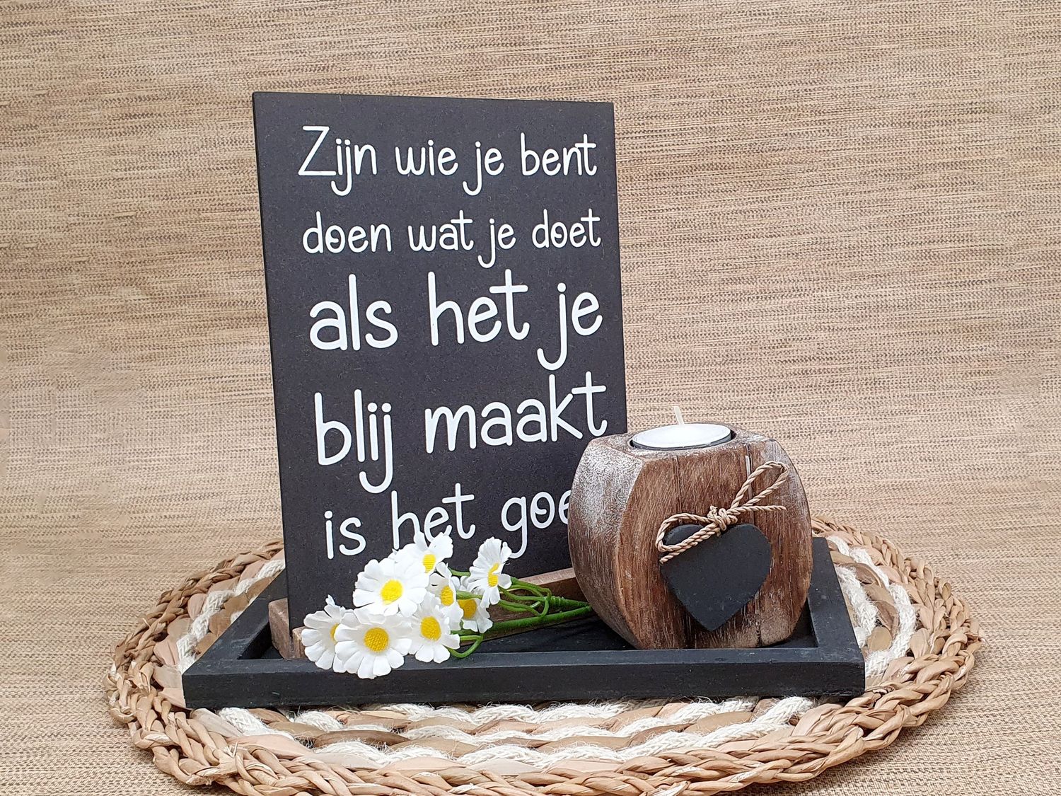 Cadeaubox ZIJN WIE JE BENT, bij myhearttoyours.nl
