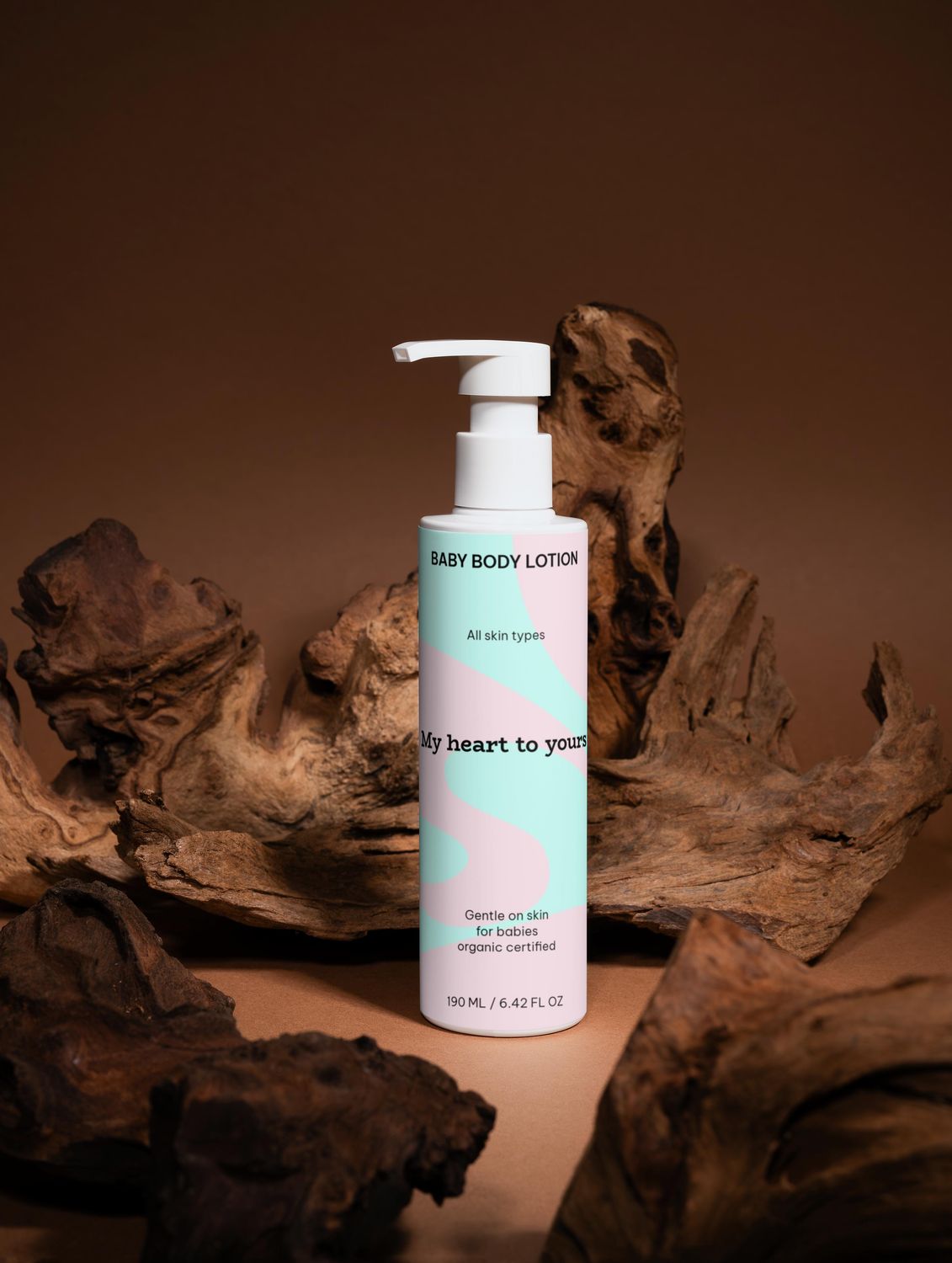 My heart to your Baby Body Lotion  190 ml puur natuurlijk product voor baby