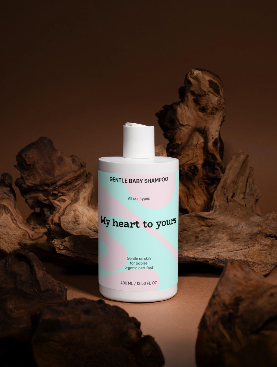 My heart to yours, Zachte baby Shampoo  400 ml puur natuurlijk BIO product