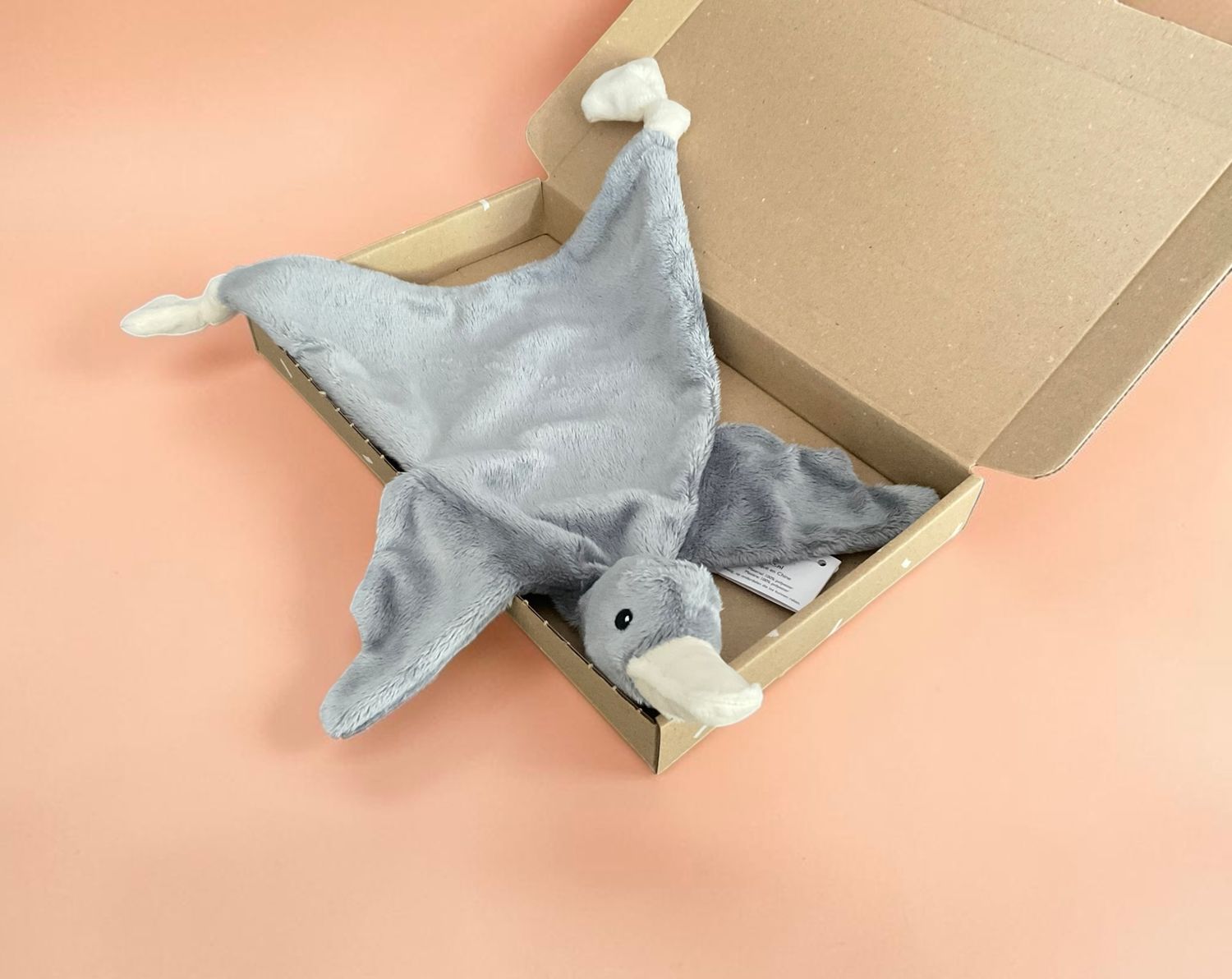 Zachte TUTDOEK  Eend (past ook door de brievenbus)