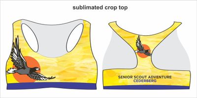 Sublimated Crop Top