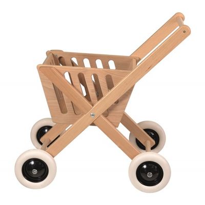 Holz-Einkaufswagen