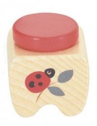 Milk Tooth Box, ladybug personalised with name