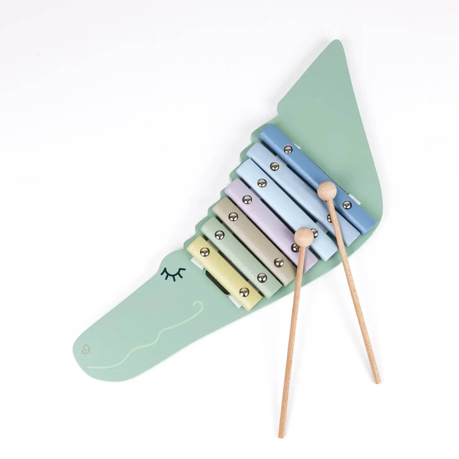 7-Note Wooden &amp; Metal Xylophone