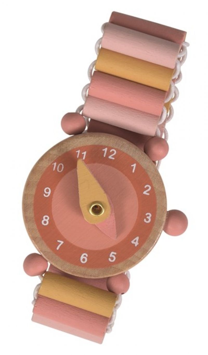 Wooden Pink Watch