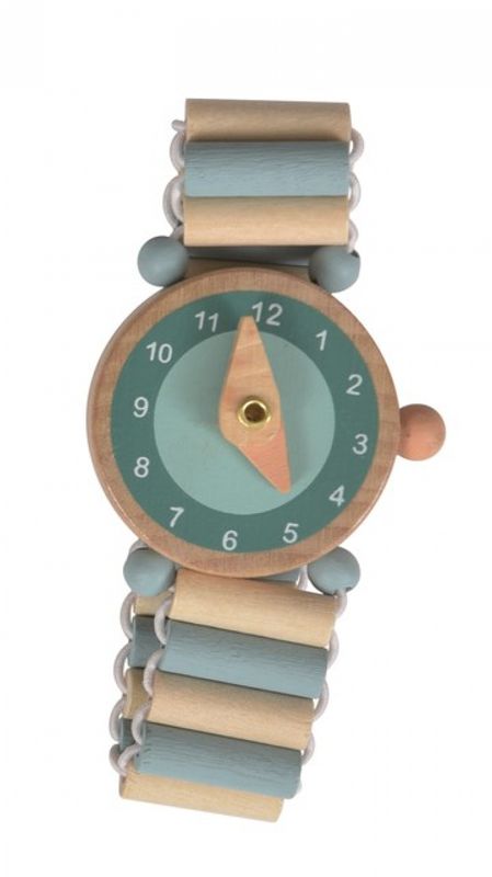 Wooden Watch Blue