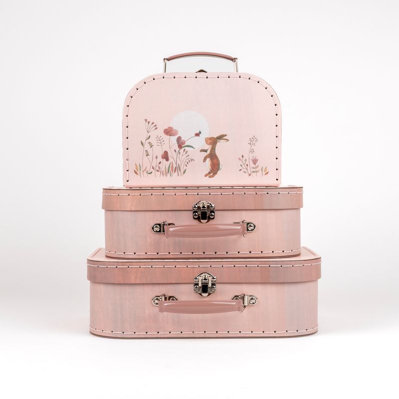 Children’s pink Suitcases – Personalised with Name