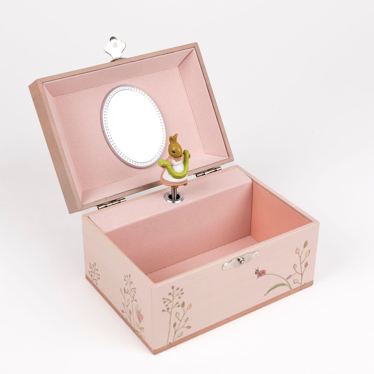 Musical Rabbit &amp; Ladybug Jewelry Box