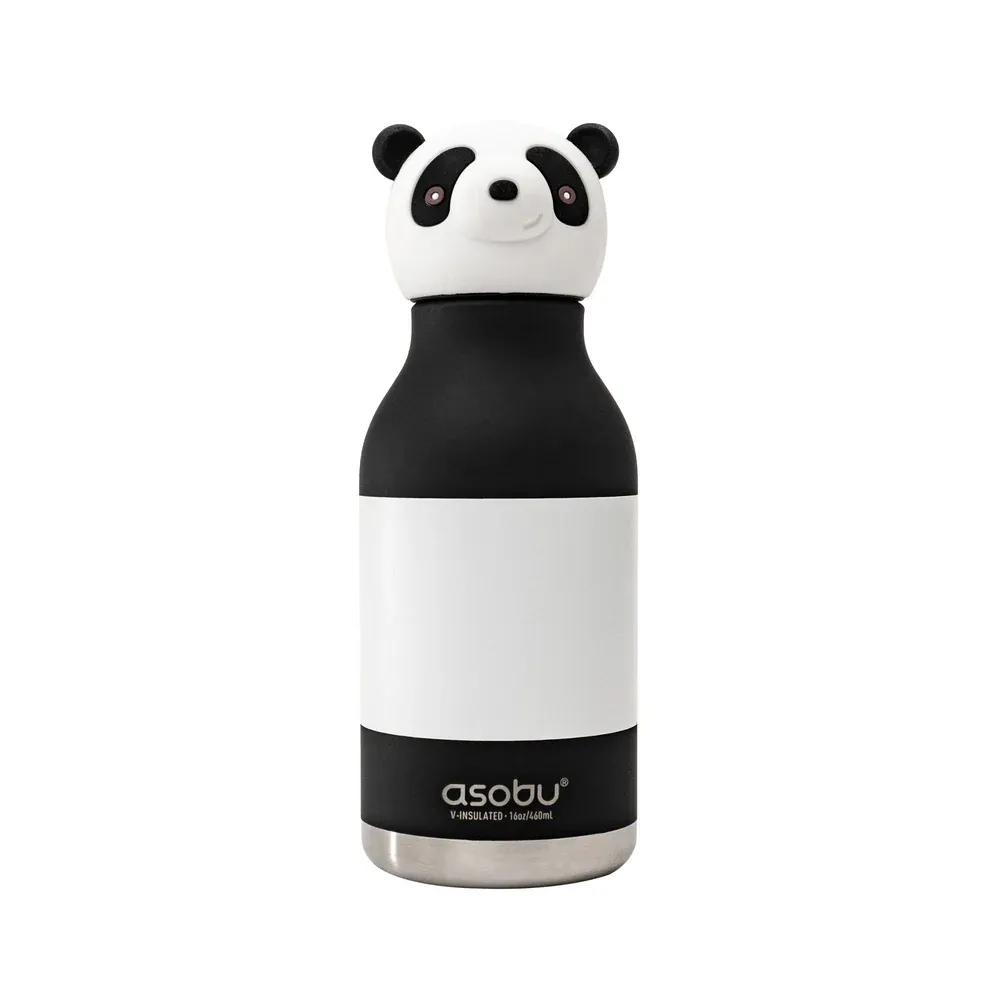 Asobu Bestie Panda Insulated Water Bottle – BPA &amp; Lead-Free, Calm Design