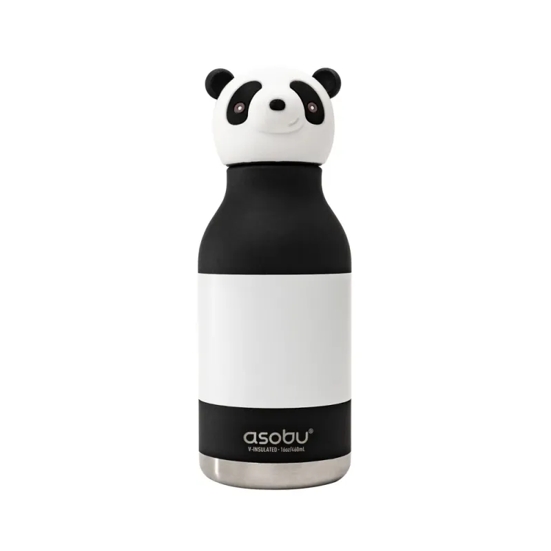 Asobu Bestie Panda Insulated Water Bottle – BPA &amp; Lead-Free, Calm Design