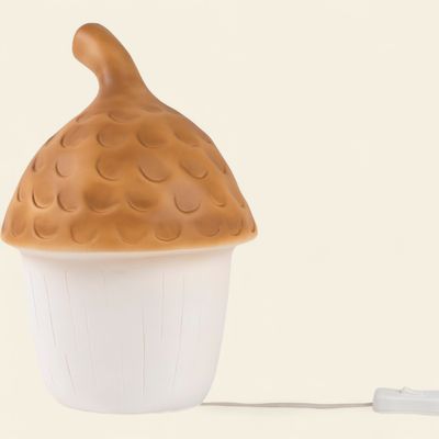 Personalisierte Terra Cotta Nachtlampe –Warme LED Lampe