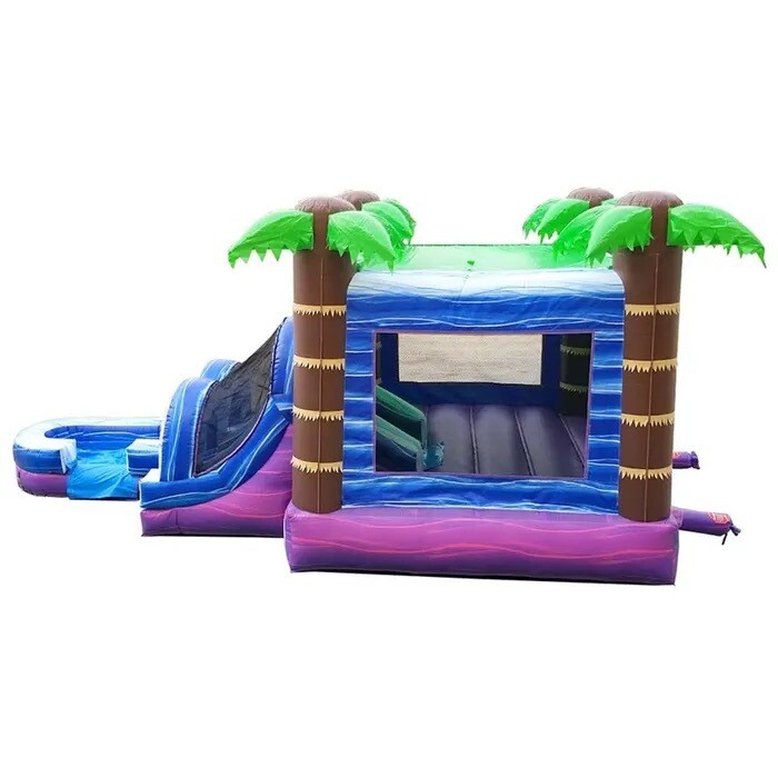 Kids Tropical Water Slide Bounce House