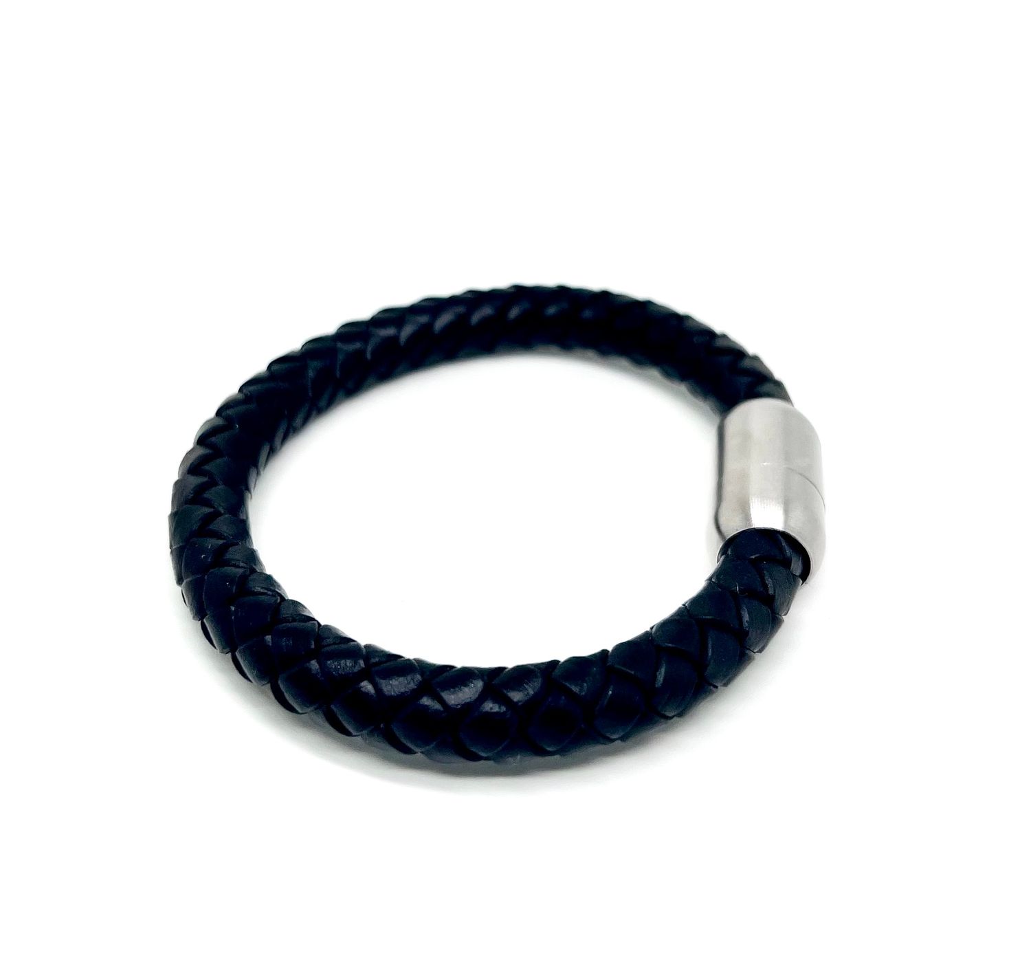 Lederarmband Black 8mm